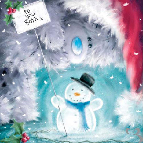 To You Both Me to You Bear Christmas Card £2.09
